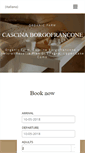 Mobile Screenshot of cascinaborgofrancone.com